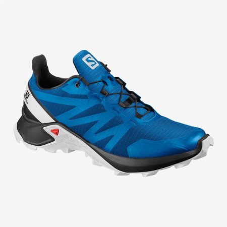 Scarpe Trail Running Salomon SUPERCROSS Uomo Blu IT 7-G92